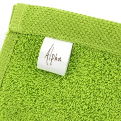 Linnea Lot de 2 draps de douche 70x130 cm ALPHA vert Pistache