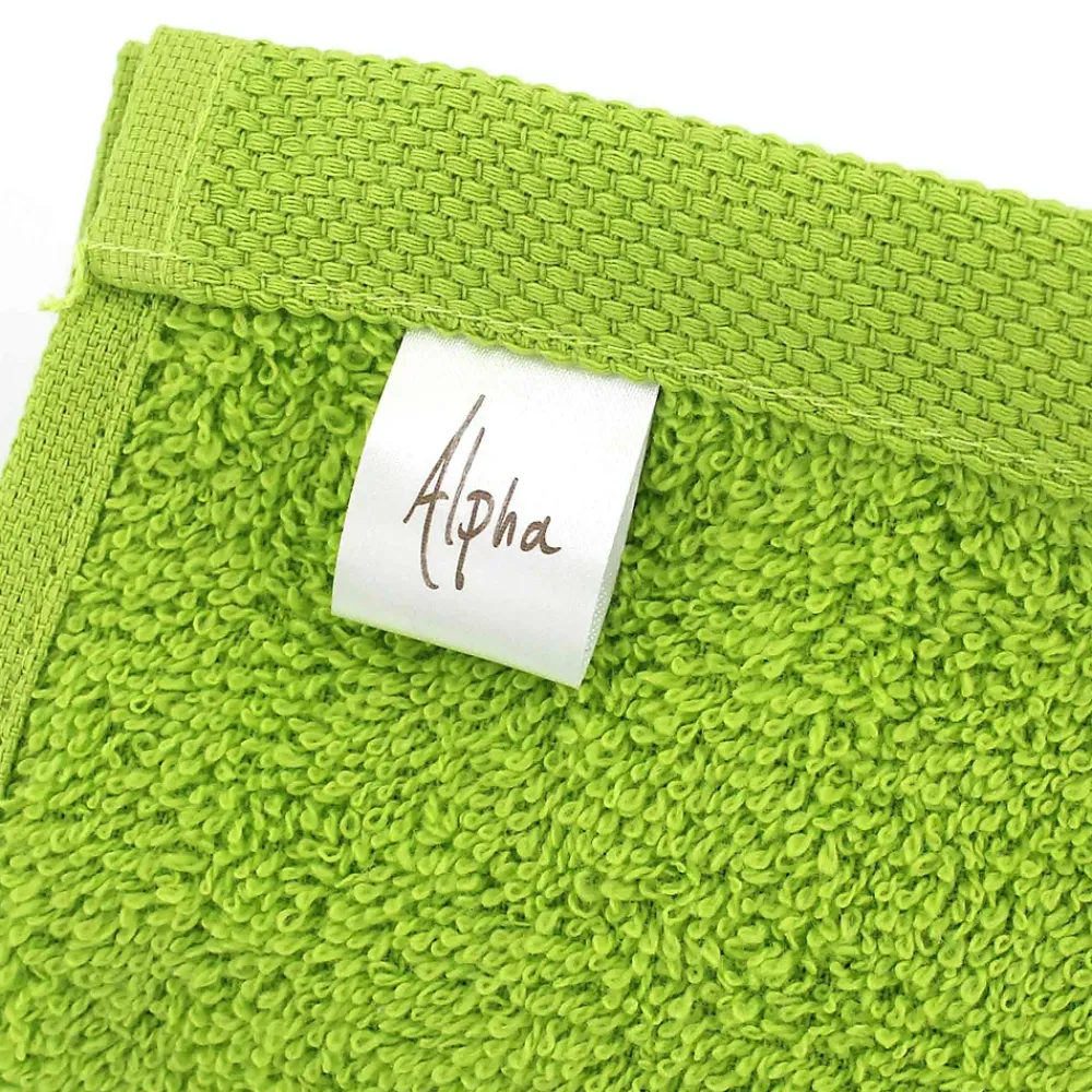 Linnea Lot de 2 draps de douche 70x130 cm ALPHA vert Pistache