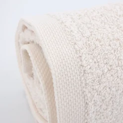 Linnea Lot de 2 draps de douche 70x130 cm ALPHA ivoire