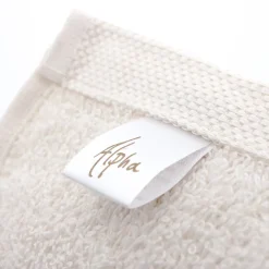 Linnea Lot de 2 draps de douche 70x130 cm ALPHA ivoire