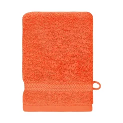 Sensei Maison Lot de 3 gants de toilette 550 g/m² Corail 16x22 cm LUXURY