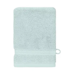 Sensei Maison Lot de 3 gants de toilette 550 g/m² Bleu Arctic 16x22 cm LUXURY