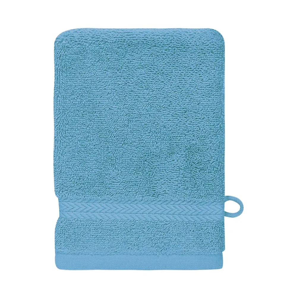 Sensei Maison Lot de 3 gants de toilette 550 g/m² Cobalt 16x22 cm LUXURY