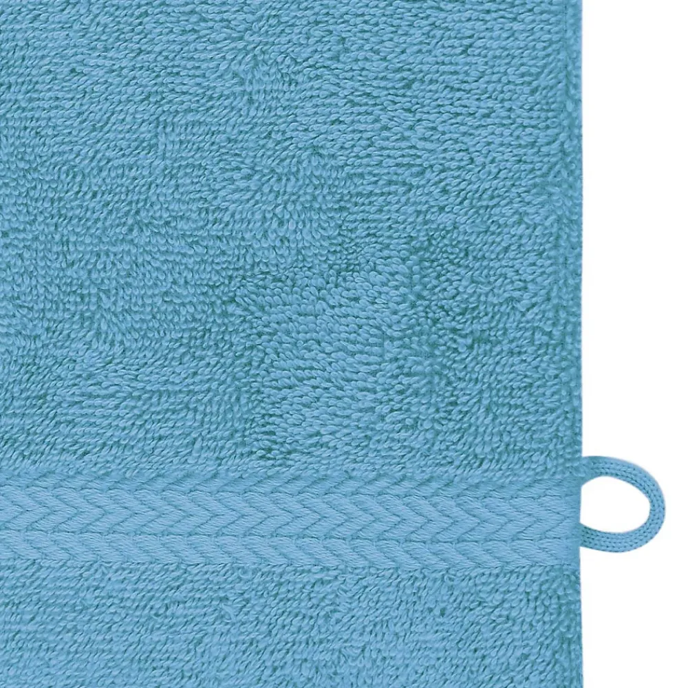 Sensei Maison Lot de 3 gants de toilette 550 g/m² Cobalt 16x22 cm LUXURY
