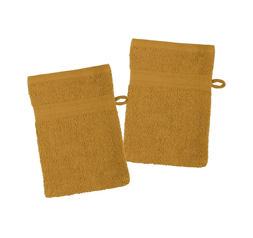 Eden Lot de 2 gants de toilette Laguna