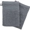 Gant De Toilette|Atmosphera Créateur D'Intérieur Lot de 2 gants de toilette - coton 450 gr/m² - gris anthracite 15x21 cm - Atmosphera