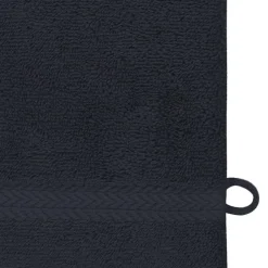Sensei Maison Lot de 3 gants de toilette 550 g/m² Bleu Nuit 16x22 cm LUXURY