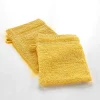 Eden Lot de 2 gants de toilette 15 x 21 cm Tendresse jaune