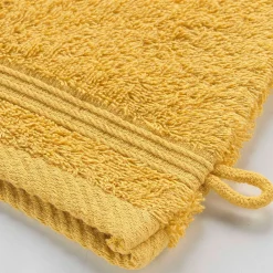 Eden Lot de 2 gants de toilette 15 x 21 cm Tendresse jaune