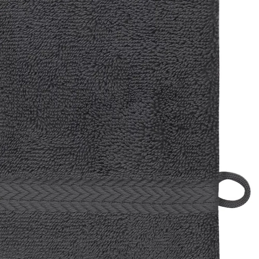 Gant De Toilette|Sensei Maison Lot de 3 gants de toilette 550 g/m² Ardoise 16x22 cm LUXURY