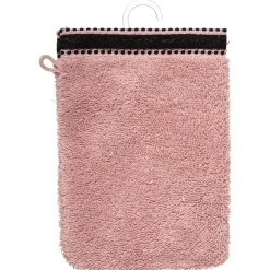 Atmosphera Créateur D'Intérieur Lot de 2 gants de toilette Joia - coton 550 gr/m² - rose 15x21 cm - Atmosphera