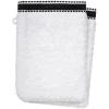 Atmosphera Créateur D'Intérieur Lot de 2 gants de toilette Joia - coton 550 gr/m² - blanc 15x21 cm - Atmosphera