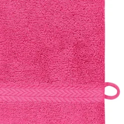 Gant De Toilette|Sensei Maison Lot de 3 gants de toilette 550 g/m² Rose Indien 16x22 cm LUXURY