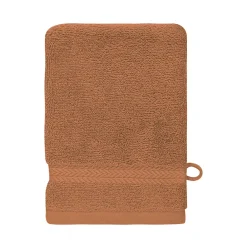 Gant De Toilette|Sensei Maison Lot de 3 gants de toilette 550 g/m² Brique 16x22 cm LUXURY