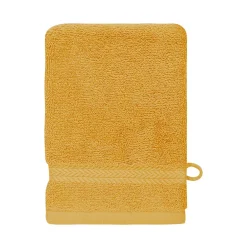 Gant De Toilette|Sensei Maison Lot de 3 gants de toilette 550 g/m² Safran 16x22 cm LUXURY