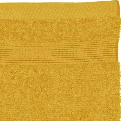 Gant De Toilette|Atmosphera Créateur D'Intérieur Lot de 2 gants de toilette - coton 450 gr/m² - jaune moutarde 15x21 cm - Atmosphera