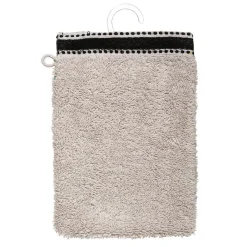 Gant De Toilette|Atmosphera Créateur D'Intérieur Lot de 2 gants de toilette Joia - coton 550 gr/m² - lin 15x21 cm - Atmosphera