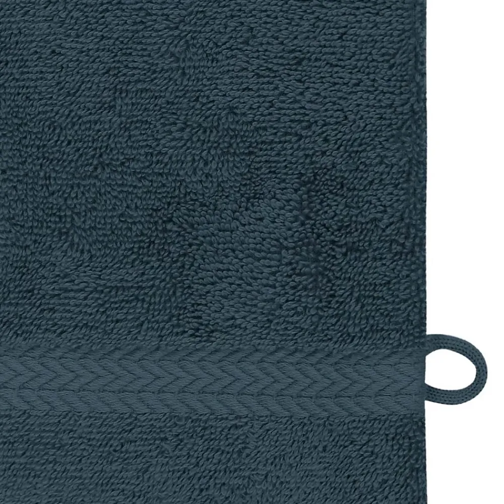 Sensei Maison Lot de 3 gants de toilette 550 g/m² Denim 16x22 cm LUXURY