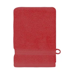 Sensei Maison Lot de 3 gants de toilette 550 g/m² Rubis 16x22 cm LUXURY
