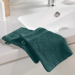 Serviette De Toilette|Eden Lot de 2 gants de toilette 15 x 21 cm Tendresse orage