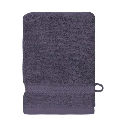 Sensei Maison Lot de 3 gants de toilette 550 g/m² Myrtille 16x22 cm LUXURY