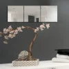 MSV Lot de 3 Miroirs carrés adhésifs 30x30x0.2cm