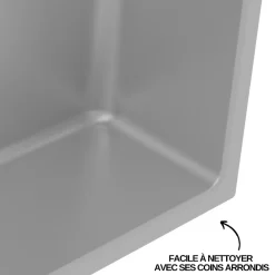 Niche De Salle De Bains|Italbox Lot de 2 Niches de Douche Gris Satiné - 30x30 cm - Rangement Mural Salle de Bain - NOOK