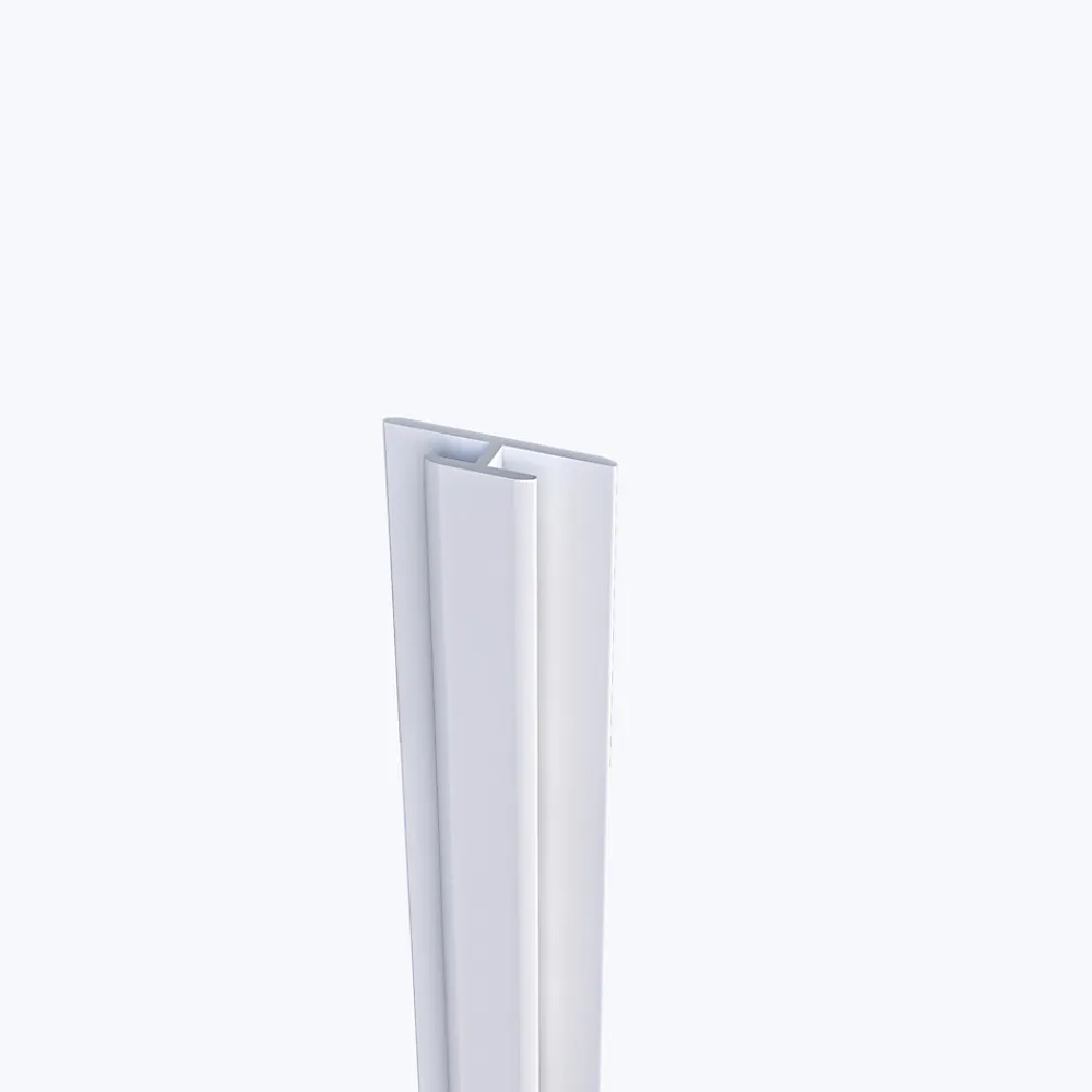 Panneau Mural De Salle De Bains|AICA Sanitaire Lot de 2 panneaux muraux de douche blanc mural aluminium avec 1 profile - L.100 x L.120 x H.210 cm - durable et facile à nettoyer