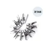 MSV Lot de 144 pinces à linge en inox