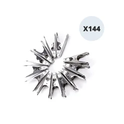 MSV Lot de 144 pinces à linge en inox