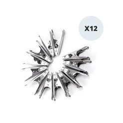 Etendoir À Linge|MSV Lot de 12 Pinces à linge en inox