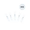 MSV Lot de 12 Pinces à linge Plastique Géantes