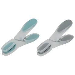 Etendoir À Linge|5Five Lot de 24 pinces à linge en plastique Rubber -
