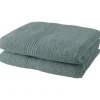 Serviette De Toilette|Todays Tools Lot de 2 serviettes de toilette TODAY 50x90 cm 100% Coton - Celadon