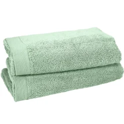 Serviette De Toilette|Sensei Maison Lot de 2 serviettes de toilette 500 g/m² Menthe 50x90 cm STUDIO