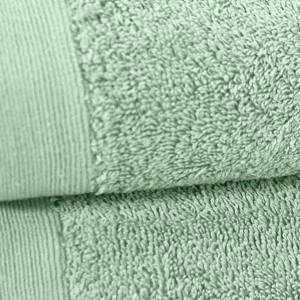 Serviette De Toilette|Sensei Maison Lot de 2 serviettes de toilette 500 g/m² Menthe 50x90 cm STUDIO