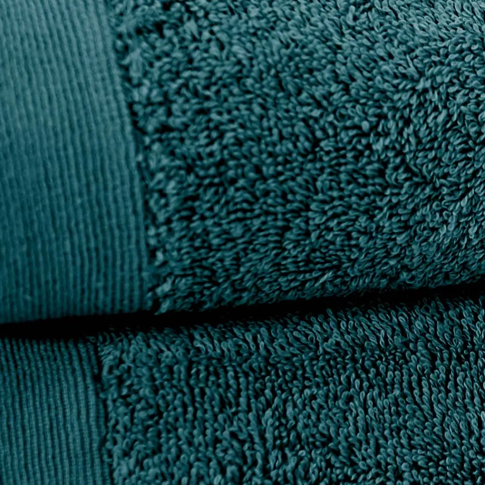 Serviette De Toilette|Sensei Maison Lot de 2 serviettes de toilette 500 g/m² Denim 50x90 cm STUDIO