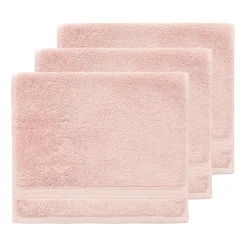 Sensei Maison Lot de 3 serviettes invité 550 g/m² Poudre 30x50 cm LUXURY