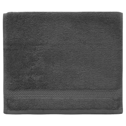 Sensei Maison Lot de 3 serviettes invité 550 g/m² Anthracite 30x50 cm LUXURY