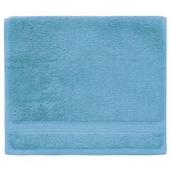 Serviette De Toilette|Sensei Maison Lot de 3 serviettes invité 550 g/m² Cobalt 30x50 cm LUXURY