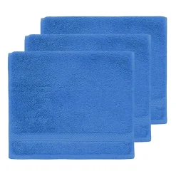 Serviette De Toilette|Sensei Maison Lot de 3 serviettes invité 550 g/m² Ocean 30x50 cm LUXURY
