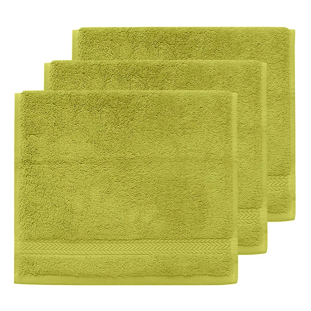 Sensei Maison Lot de 3 serviettes invité 550 g/m² Citronelle 30x50 cm LUXURY