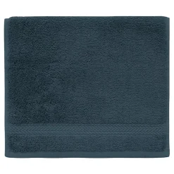 Serviette De Toilette|Sensei Maison Lot de 3 serviettes invité 550 g/m² Denim 30x50 cm LUXURY