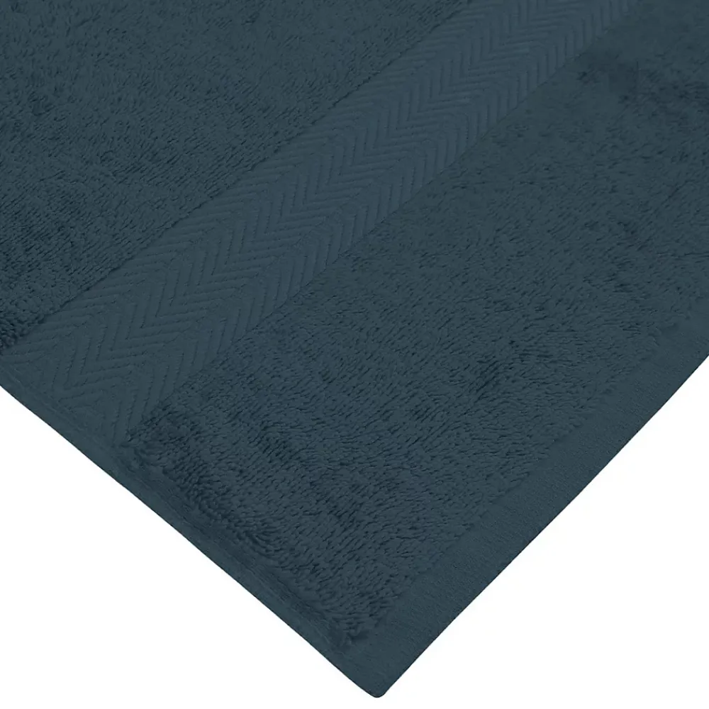 Serviette De Toilette|Sensei Maison Lot de 3 serviettes invité 550 g/m² Denim 30x50 cm LUXURY