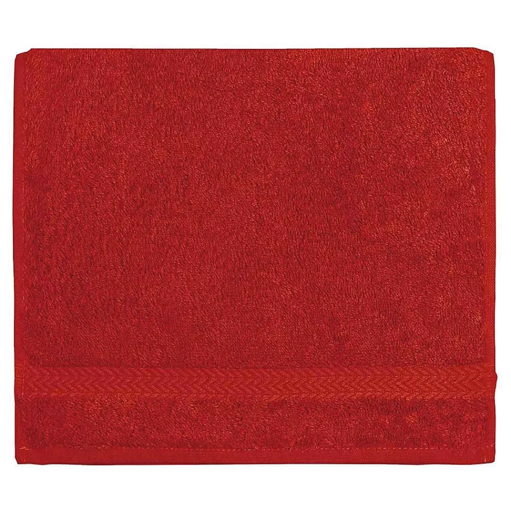 Sensei Maison Lot de 3 serviettes invité 550 g/m² Rubis 30x50 cm LUXURY