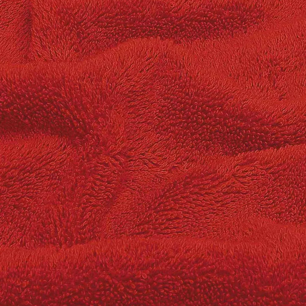 Sensei Maison Lot de 3 serviettes invité 550 g/m² Rubis 30x50 cm LUXURY
