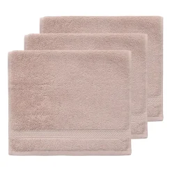 Serviette De Toilette|Sensei Maison Lot de 3 serviettes invité 550 g/m² Nude 30x50 cm LUXURY