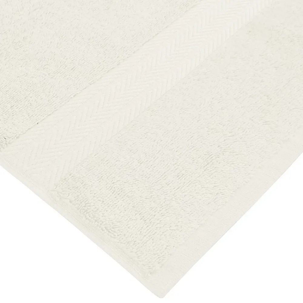 Serviette De Toilette|Sensei Maison Lot de 3 serviettes invité 550 g/m² Ecru 30x50 cm LUXURY