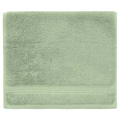Serviette De Toilette|Sensei Maison Lot de 3 serviettes invité 550 g/m² Sauge 30x50 cm LUXURY