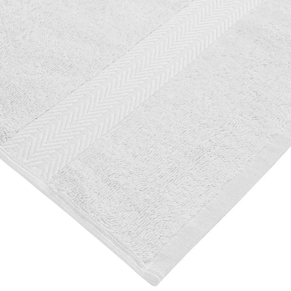 Sensei Maison Lot de 3 serviettes invité 550 g/m² Blanc 30x50 cm LUXURY